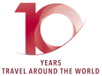 Logotipo de 10 anos